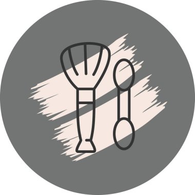 Makyaj fırçası ve uygulama araçları