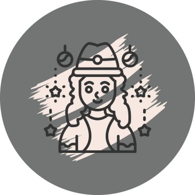 Çizgi film karakteri kışlık şapka giyiyor