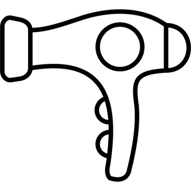 Saç kurutma makinesi, saplı ve başlıklı.