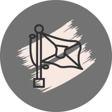 Bayrak kutubun sallayarak