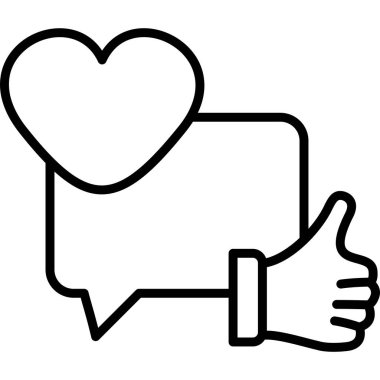 Geribildirim Beğeni Simgesi, sosyal medya grafiği