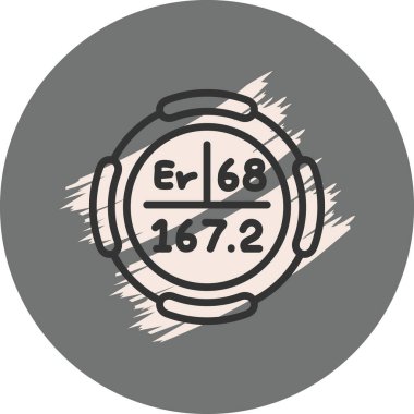 Sayılar ve sembollerle dairesel tasarım