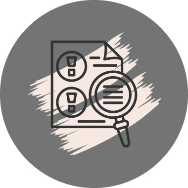 Sembollü belge üzerine büyüteç