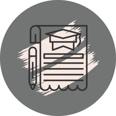 Kalem ve kapaklı mezuniyet sertifikası