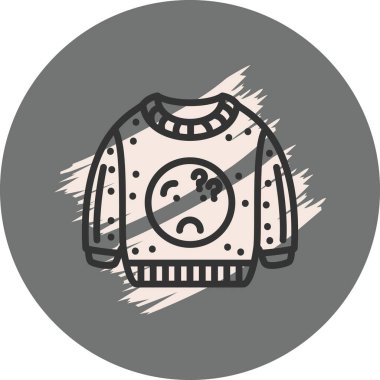 Hüzünlü yüzlü süveter