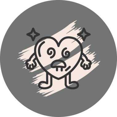 Kolları olan çizgi film karakteri.