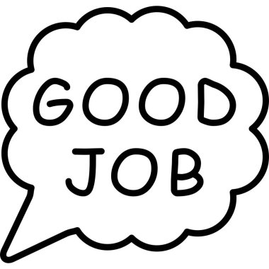 Konuşma balonu iyi iş diyor.