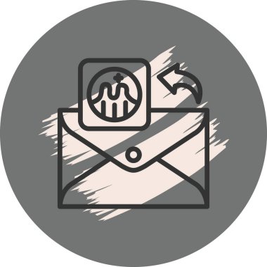 Logo ve oklu zarf grafiği