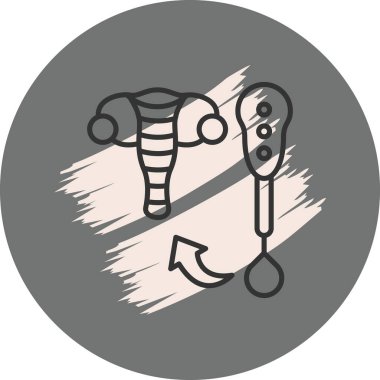 Anatomiyi ve araçları temsil eden tıbbi simgeler