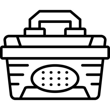 Saplı ve delikli basit araç kutusu