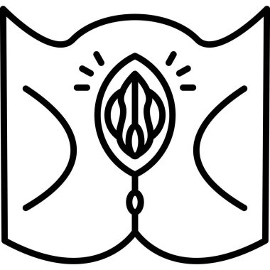 Çiçek şekilli soyut tasarım