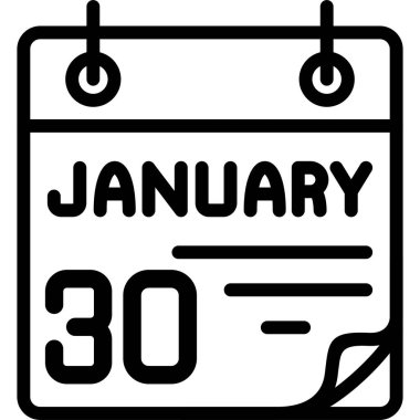 Takvim 30 Ocak 'ı gösteriyor