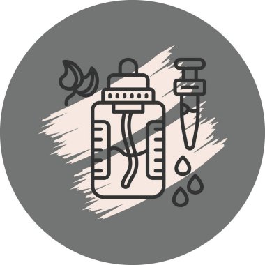 Bebek şişesi ve sıvı damlatıcı.