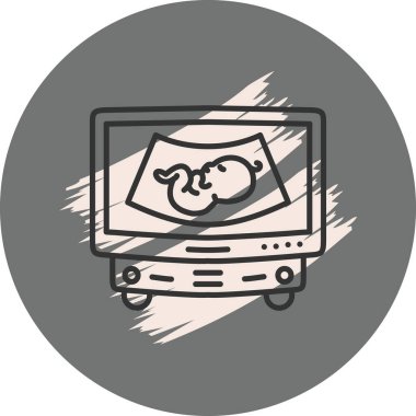 Fetüsün ultrason görüntüsü.