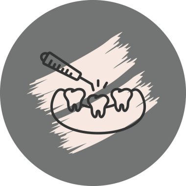 Şırıngayla diş çizmek