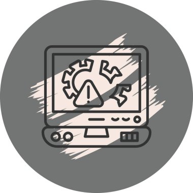 Bilgisayar ekranında hata iletisi gösteriliyor