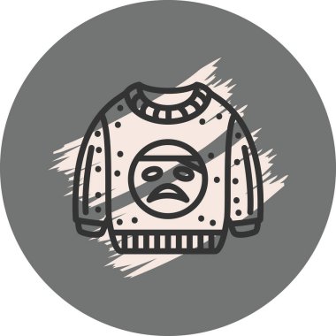 Hüzünlü yüzlü süveter