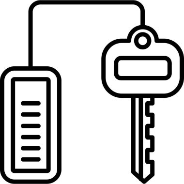 Anahtar ve ölçüm aracı illüstrasyonu