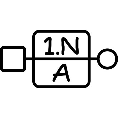 Elektrik bileşenlerini gösteren basit diyagram