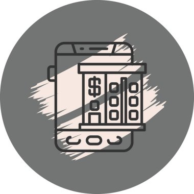 Banka binası olan mobil bankacılık uygulaması