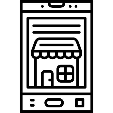 Çevrimiçi mağaza arayüzü gösteren akıllı telefon