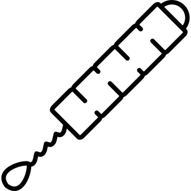 Sarmal saplı basit tirbuşon