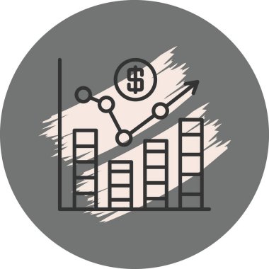 Artan finansal büyüme eğilimlerini gösteren grafik