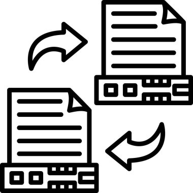 Bilgi değiş tokuşu yapan iki belge