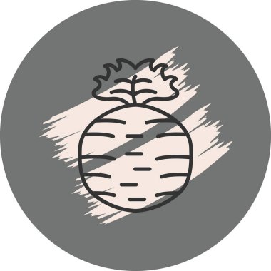 Şalgamın basit çizimi