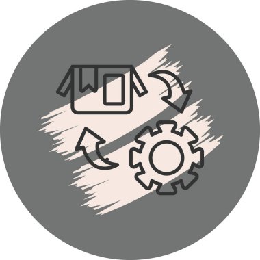 Ürün iade sürecini temsil eden simgeler