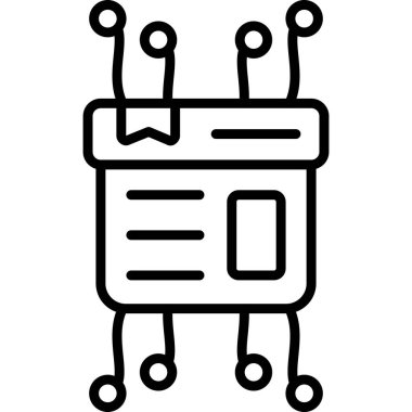 Soyut dijital teknoloji devre tasarımı