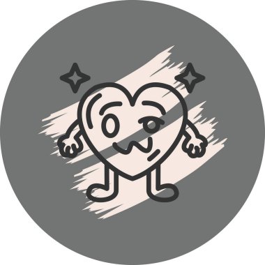 Kolları olan çizgi film karakteri.