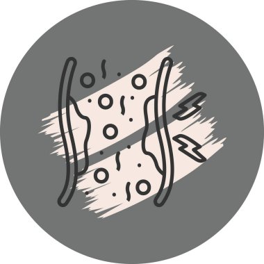 Hücresel yapının soyut çizimi