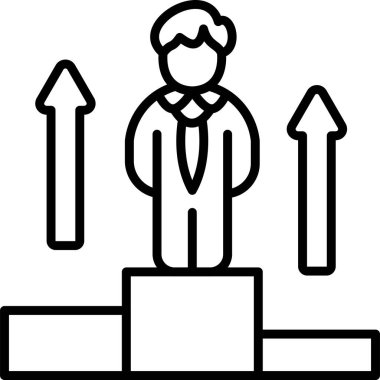 Podyumda elinde oklarla duran bir adam.