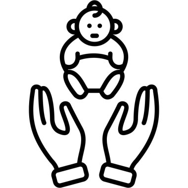 Küçük bebek figürlerini tutan eller