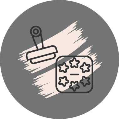 Simge vektör illüstrasyon tasarımını gözden geçir