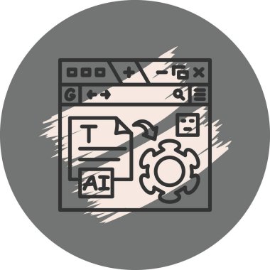 Metin ve araçları içeren web sayfası tasarımı