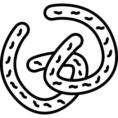 İki sarmaş dolaş simit.