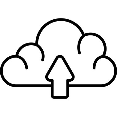 Simge vektör illüstrasyon tasarımı yükle