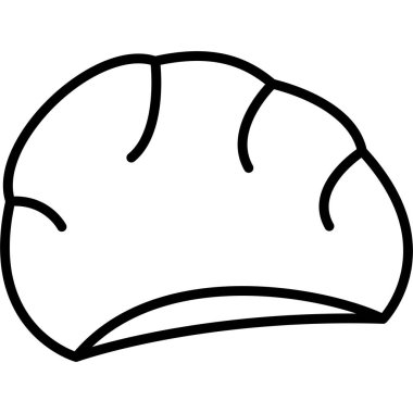 Kruvasan hamur işinin basit taslağı