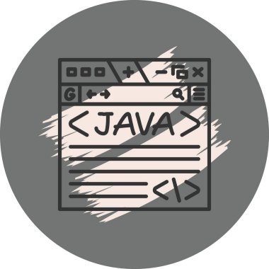 Tarayıcı penceresinde Java programlama kodu
