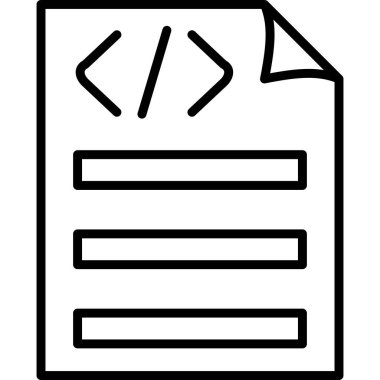 Kod parçacıkları ve satırları içeren belge