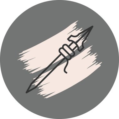 Basit bir mızrak çizimi