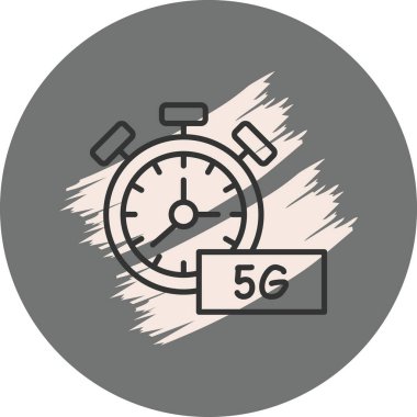 Stopwatch 5G teknoloji kavramını gösteriyor