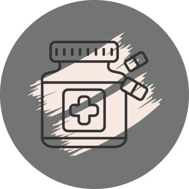 İki şırıngalı ilaç şişesi.