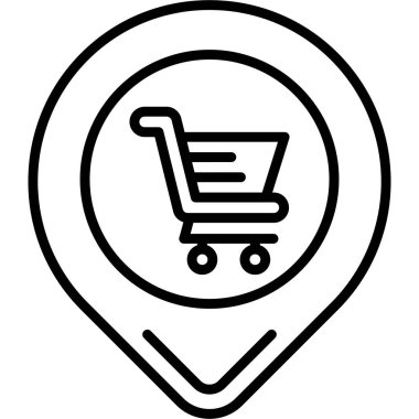 Alışveriş arabası simgesi içerideki konum şifresi