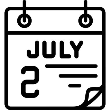 Takvim tarihi 2 Temmuz olarak gösteriyor