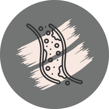 Bakteri veya mikropların soyut temsili