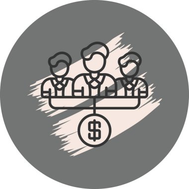 Dolar sembolüyle birbirine bağlı üç adam