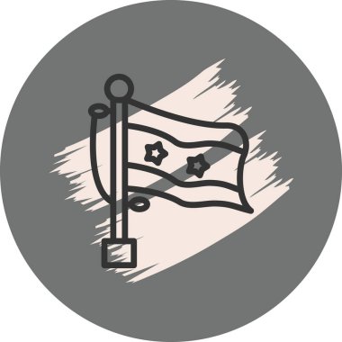 Yıldızlı ve çizgili bayrak tasarımı